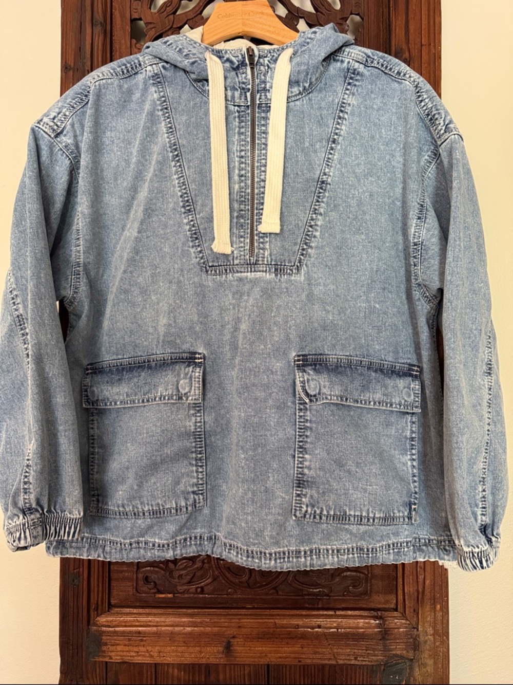 Natural Reflections Chambray Pullover Hoodie